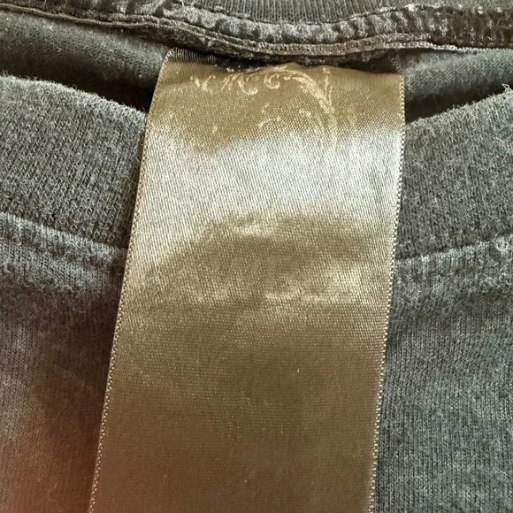 Mens Black Ace Skull Raw Blue Graphic T Shirt Lord Raiser Rhinestone Embellished - Picture 4 of 6